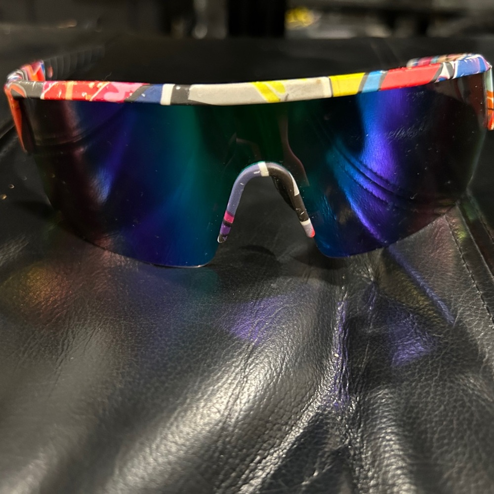 Piranha Colorful Wraparound Sunglasses
